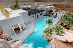 Mollies Landing Slides, Hot Tub Grotto, Pickleball